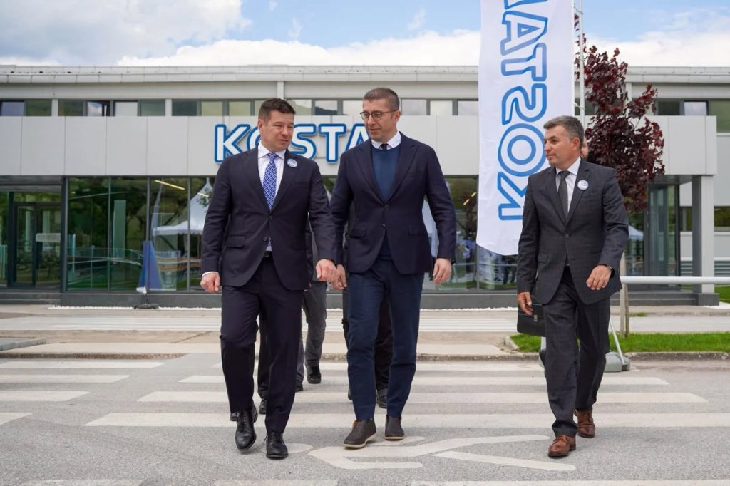 НАД 1.300 ВРАБОТЕНИ ВО „КОСТАЛ“: МИЦКОСКИ ЈА ПОФАЛИ ГЕРМАНСКАТА ИНВЕСТИЦИЈА